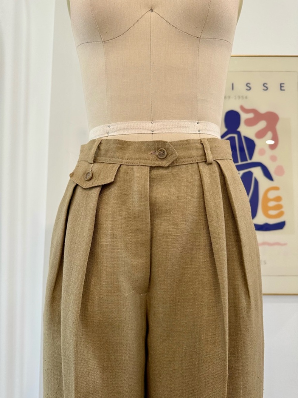 Vintage 80’s/90’s High-Waist Pleated Trousers - Picture 5 of 16